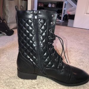 Brand New Charlotte Russe Black Boots, size 10